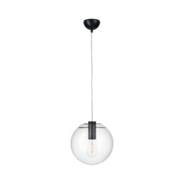 Lampa wisząca TONDA czarna 25 cm