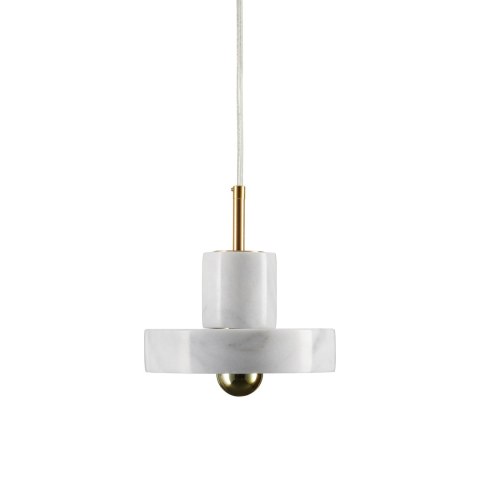 Lampa wisząca UNIVERSO marmurowo złota 18 cm Lampa wisząca UNIVERSO marmurowo złota 18 cm