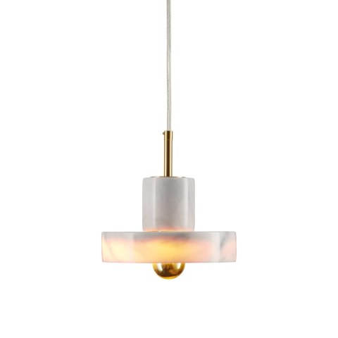 Lampa wisząca UNIVERSO marmurowo złota 18 cm Lampa wisząca UNIVERSO marmurowo złota 18 cm