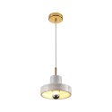 Lampa wisząca UNIVERSO marmurowo złota 18 cm