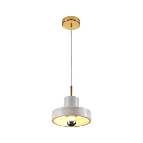 Lampa wisząca UNIVERSO marmurowo złota 18 cm Lampa wisząca UNIVERSO marmurowo złota 18 cm