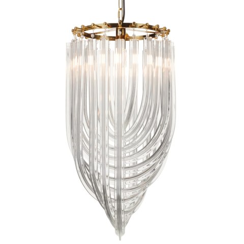 Lampa wisząca WAVE złota 40 cm Lampa wisząca WAVE złota 40 cm