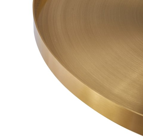 Stolik kawowy COLUMN marmurowy czarno złoty 55 cm Stolik kawowy COLUMN marmurowy czarno złoty 55 cm