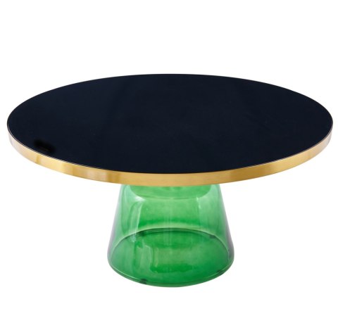 Stolik kawowy DOLCE FLAT zielono czarny 75 cm Stolik kawowy DOLCE FLAT zielono czarny 75 cm
