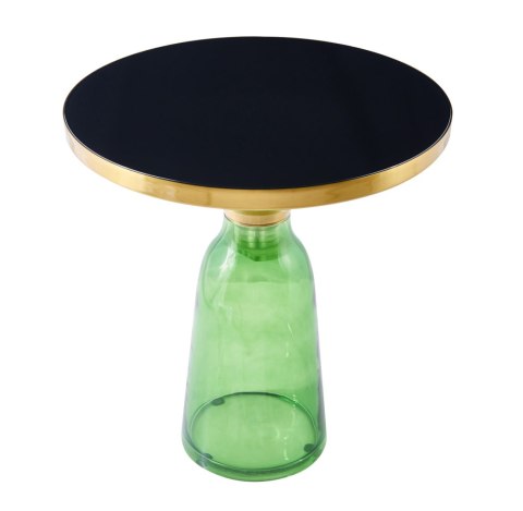 Stolik kawowy DOLCE zielono czarny 50 cm Stolik kawowy DOLCE zielono czarny 50 cm