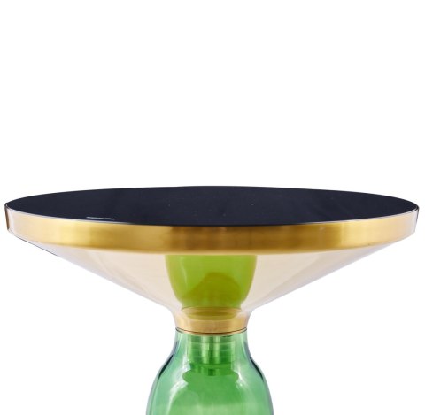 Stolik kawowy DOLCE zielono czarny 50 cm Stolik kawowy DOLCE zielono czarny 50 cm