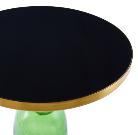 Stolik kawowy DOLCE zielono czarny 50 cm Stolik kawowy DOLCE zielono czarny 50 cm