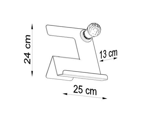 Lampa biurkowa INCLINE biała Lampa biurkowa INCLINE biała