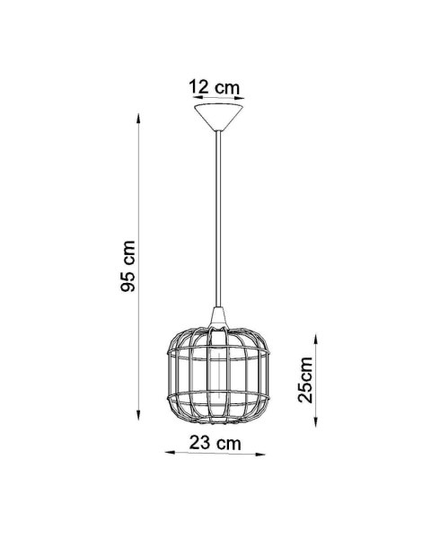 Lampa wisząca CELTA czarna Lampa wisząca CELTA czarna