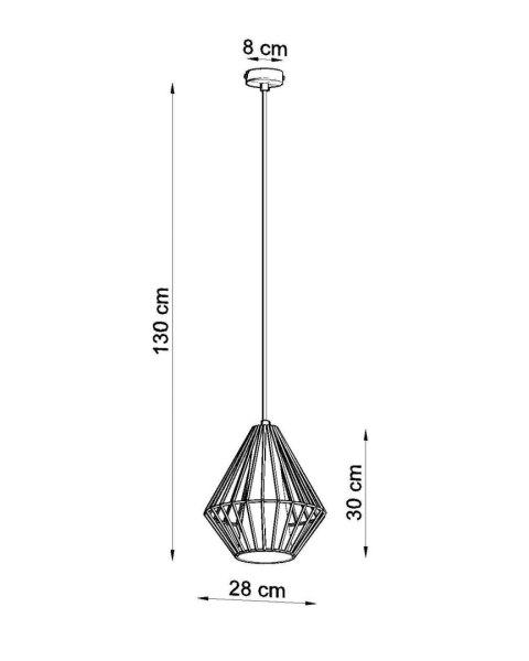 Lampa wisząca DEMI biała Lampa wisząca DEMI biała