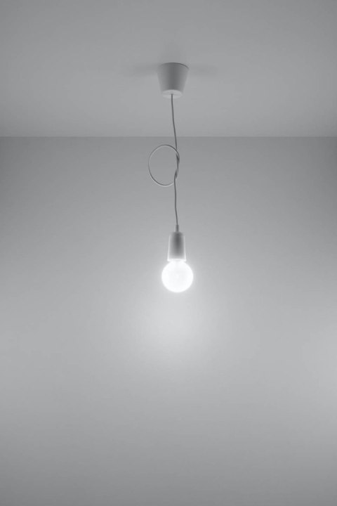 Lampa wisząca DIEGO 1 biała Lampa wisząca DIEGO 1 biała