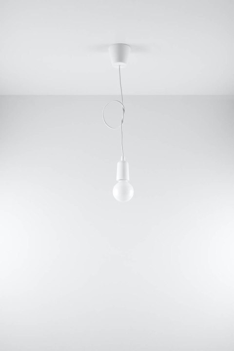 Lampa wisząca DIEGO 1 biała Lampa wisząca DIEGO 1 biała