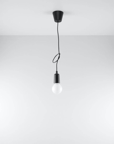 Lampa wisząca DIEGO 1 czarna Lampa wisząca DIEGO 1 czarna