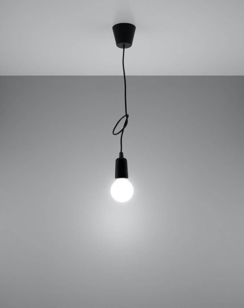 Lampa wisząca DIEGO 1 czarna Lampa wisząca DIEGO 1 czarna
