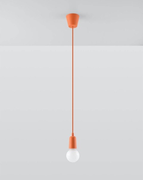 Lampa wisząca DIEGO 1 pomarańczowy Lampa wisząca DIEGO 1 pomarańczowy