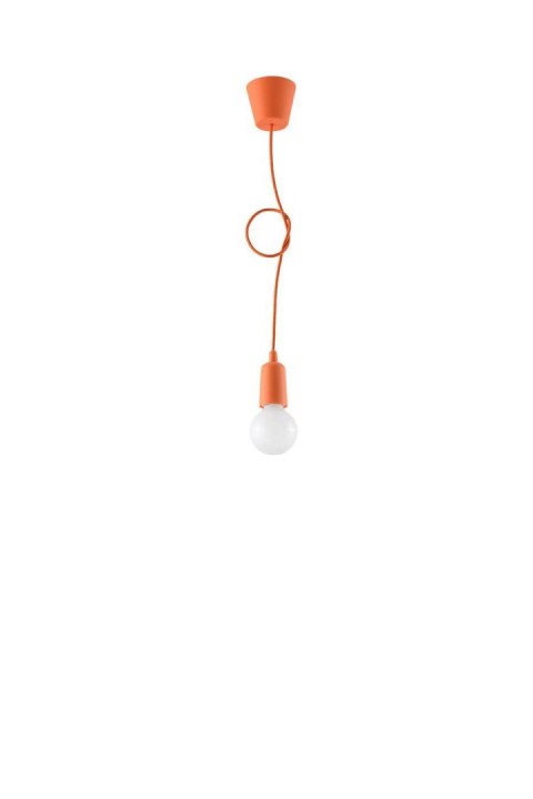 Lampa wisząca DIEGO 1 pomarańczowy Lampa wisząca DIEGO 1 pomarańczowy