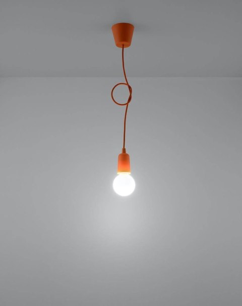 Lampa wisząca DIEGO 1 pomarańczowy Lampa wisząca DIEGO 1 pomarańczowy