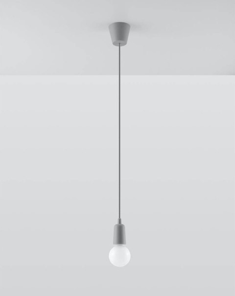 Lampa wisząca DIEGO 1 szara Lampa wisząca DIEGO 1 szara