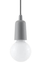 Lampa wisząca DIEGO 1 szara Lampa wisząca DIEGO 1 szara