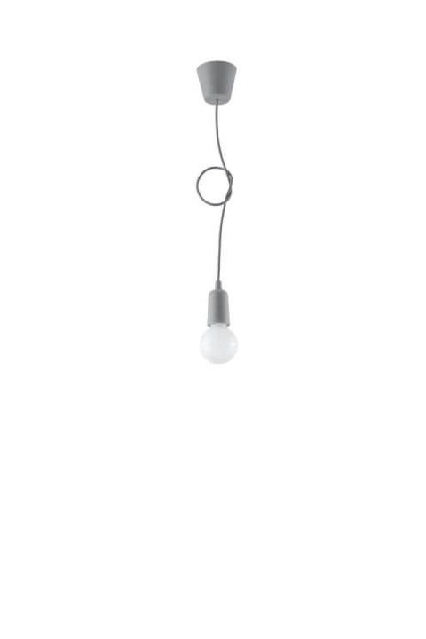 Lampa wisząca DIEGO 1 szara Lampa wisząca DIEGO 1 szara