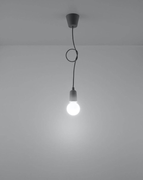 Lampa wisząca DIEGO 1 szara Lampa wisząca DIEGO 1 szara