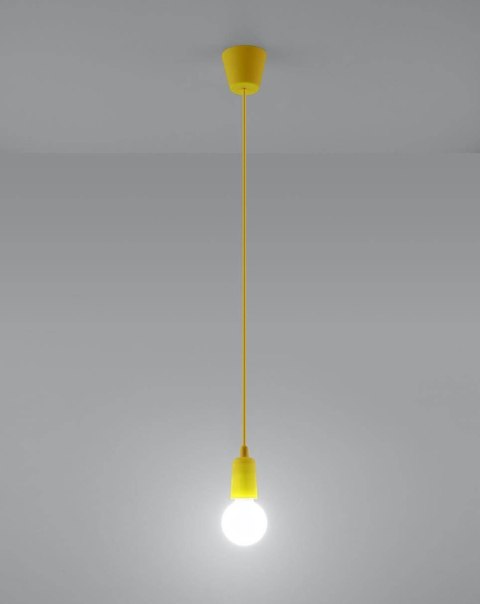 Lampa wisząca DIEGO 1 żółta Lampa wisząca DIEGO 1 żółta
