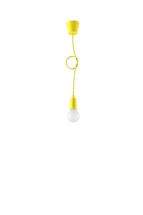 Lampa wisząca DIEGO 1 żółta Lampa wisząca DIEGO 1 żółta