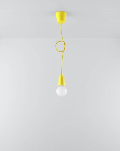 Lampa wisząca DIEGO 1 żółta Lampa wisząca DIEGO 1 żółta