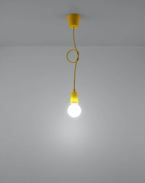 Lampa wisząca DIEGO 1 żółta Lampa wisząca DIEGO 1 żółta