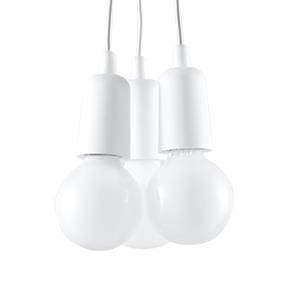 Lampa wisząca DIEGO 3 biała Lampa wisząca DIEGO 3 biała
