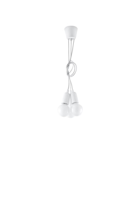 Lampa wisząca DIEGO 3 biała Lampa wisząca DIEGO 3 biała