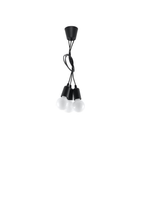 Lampa wisząca DIEGO 3 czarna Lampa wisząca DIEGO 3 czarna