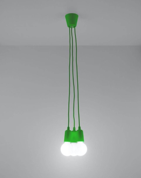 Lampa wisząca DIEGO 3 zielony Lampa wisząca DIEGO 3 zielony