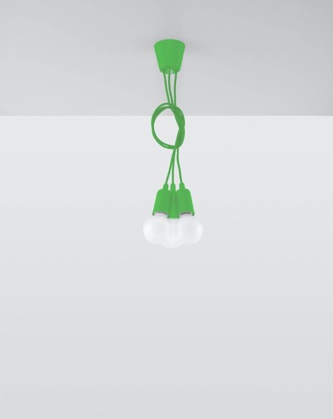 Lampa wisząca DIEGO 3 zielony Lampa wisząca DIEGO 3 zielony
