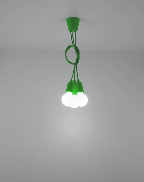 Lampa wisząca DIEGO 3 zielony Lampa wisząca DIEGO 3 zielony