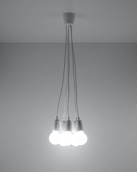 Lampa wisząca DIEGO 5 biała Lampa wisząca DIEGO 5 biała