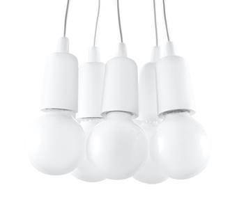 Lampa wisząca DIEGO 5 biała Lampa wisząca DIEGO 5 biała