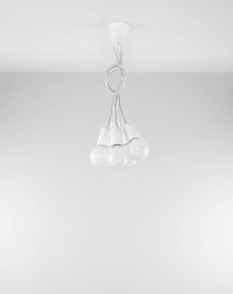 Lampa wisząca DIEGO 5 biała Lampa wisząca DIEGO 5 biała