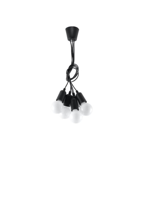 Lampa wisząca DIEGO 5 czarna Lampa wisząca DIEGO 5 czarna
