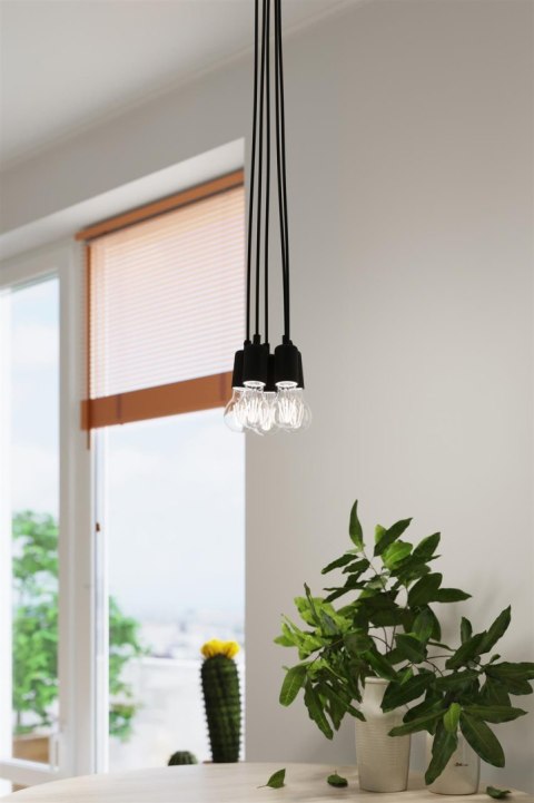 Lampa wisząca DIEGO 5 czarna Lampa wisząca DIEGO 5 czarna