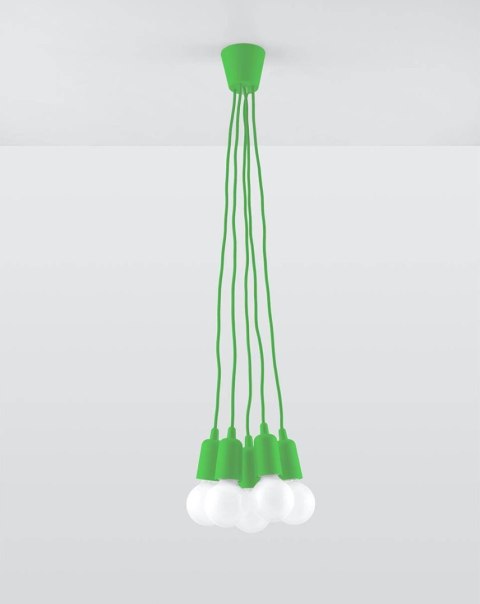 Lampa wisząca DIEGO 5 zielony Lampa wisząca DIEGO 5 zielony