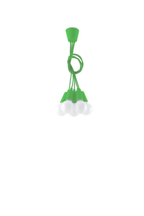Lampa wisząca DIEGO 5 zielony Lampa wisząca DIEGO 5 zielony