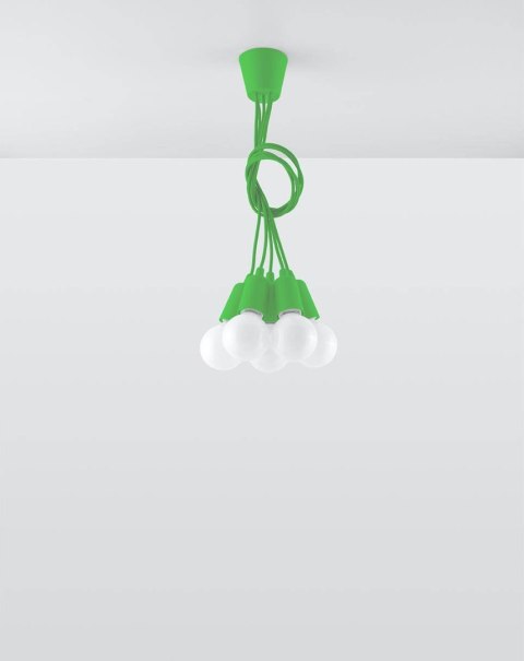 Lampa wisząca DIEGO 5 zielony Lampa wisząca DIEGO 5 zielony