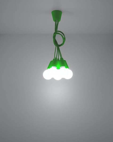 Lampa wisząca DIEGO 5 zielony Lampa wisząca DIEGO 5 zielony