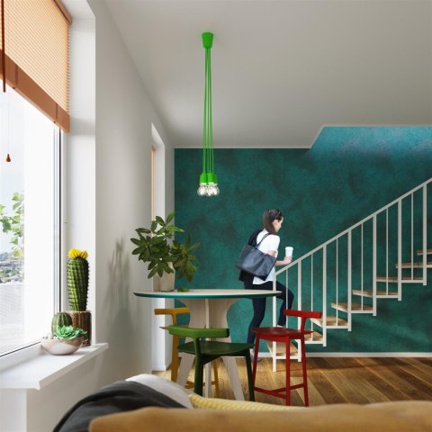 Lampa wisząca DIEGO 5 zielony Lampa wisząca DIEGO 5 zielony