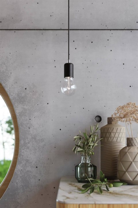 Lampa wisząca EDISON 1 LONG czarny Lampa wisząca EDISON 1 LONG czarny