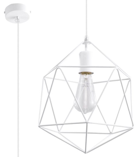 Lampa wisząca GASPARE biała Lampa wisząca GASPARE biała