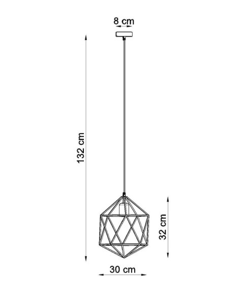 Lampa wisząca GASPARE biała Lampa wisząca GASPARE biała