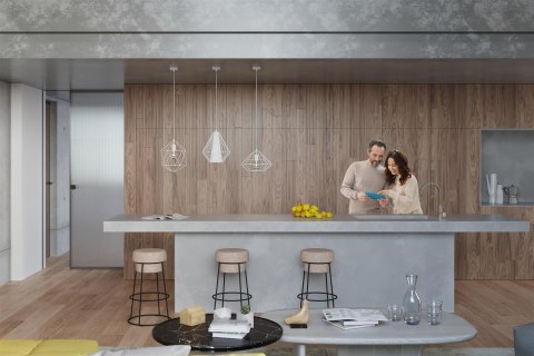 Lampa wisząca GASPARE biała Lampa wisząca GASPARE biała