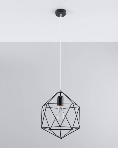 Lampa wisząca GASPARE czarna Lampa wisząca GASPARE czarna